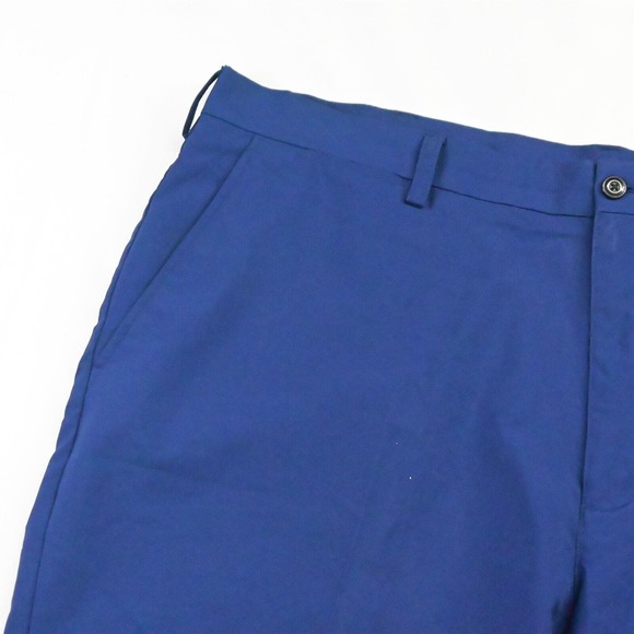 PGA Tour 40 x 10" Navy Blue Tech‎ Performance Golf Chino Shorts - Picture 2 of 5